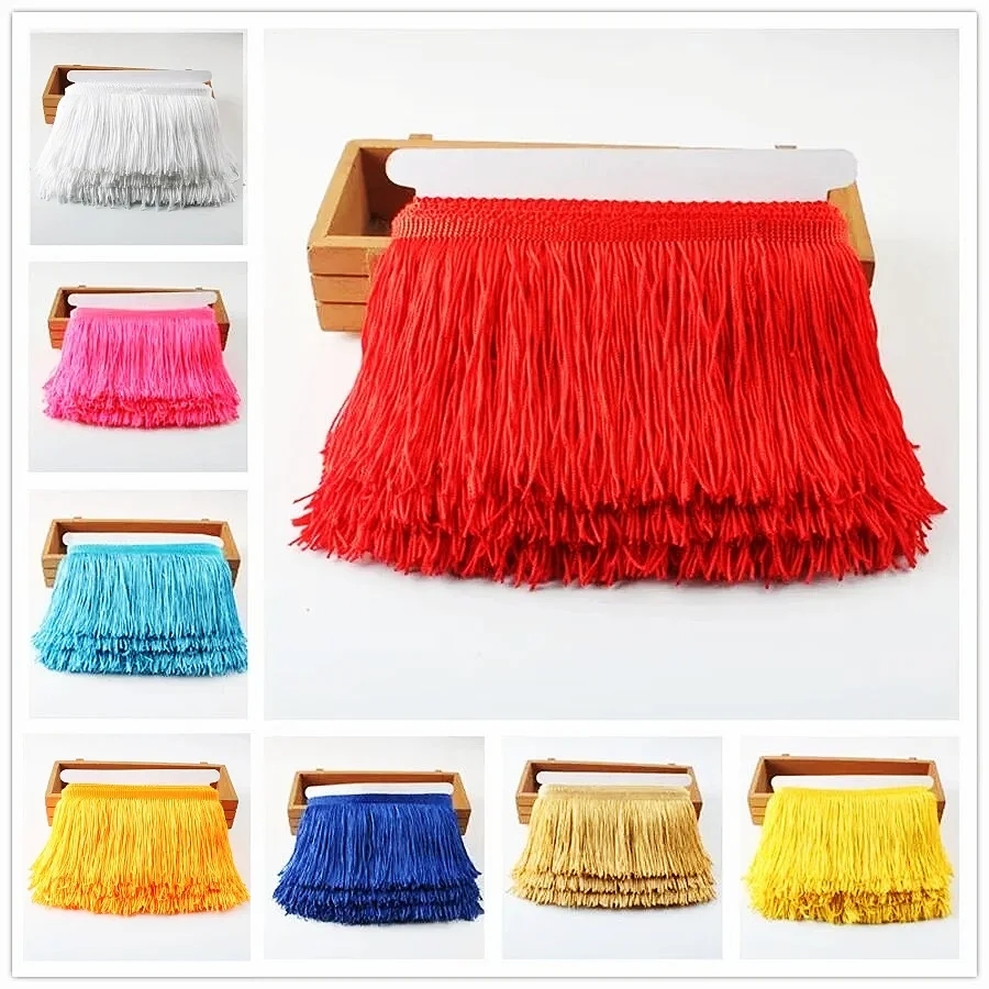Sewing Textile Art - 10Yards Tassel Fringe Trim Lace for