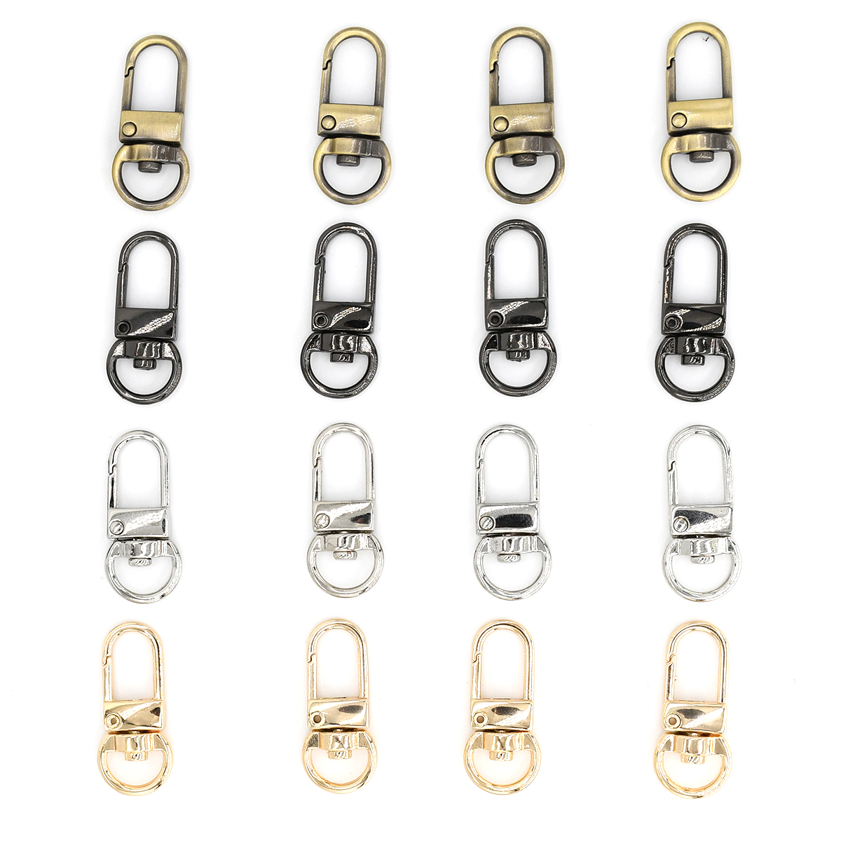 Hook Eye Fastener - 1 Piece Metal Carabiner Swivel Eye