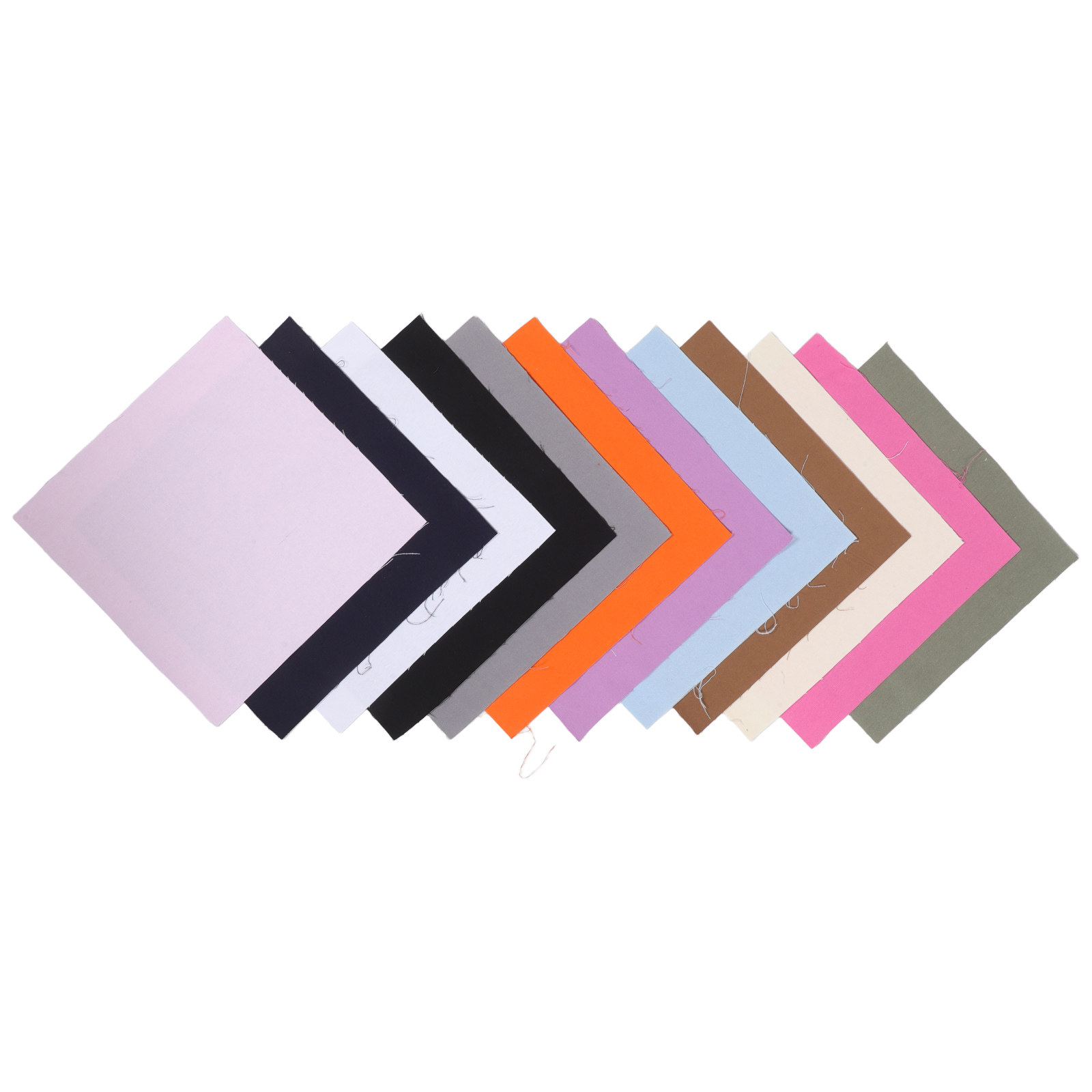 Sewing Textile Art - 12Pcs Embroidery Cloth Fabric 30Cm Square