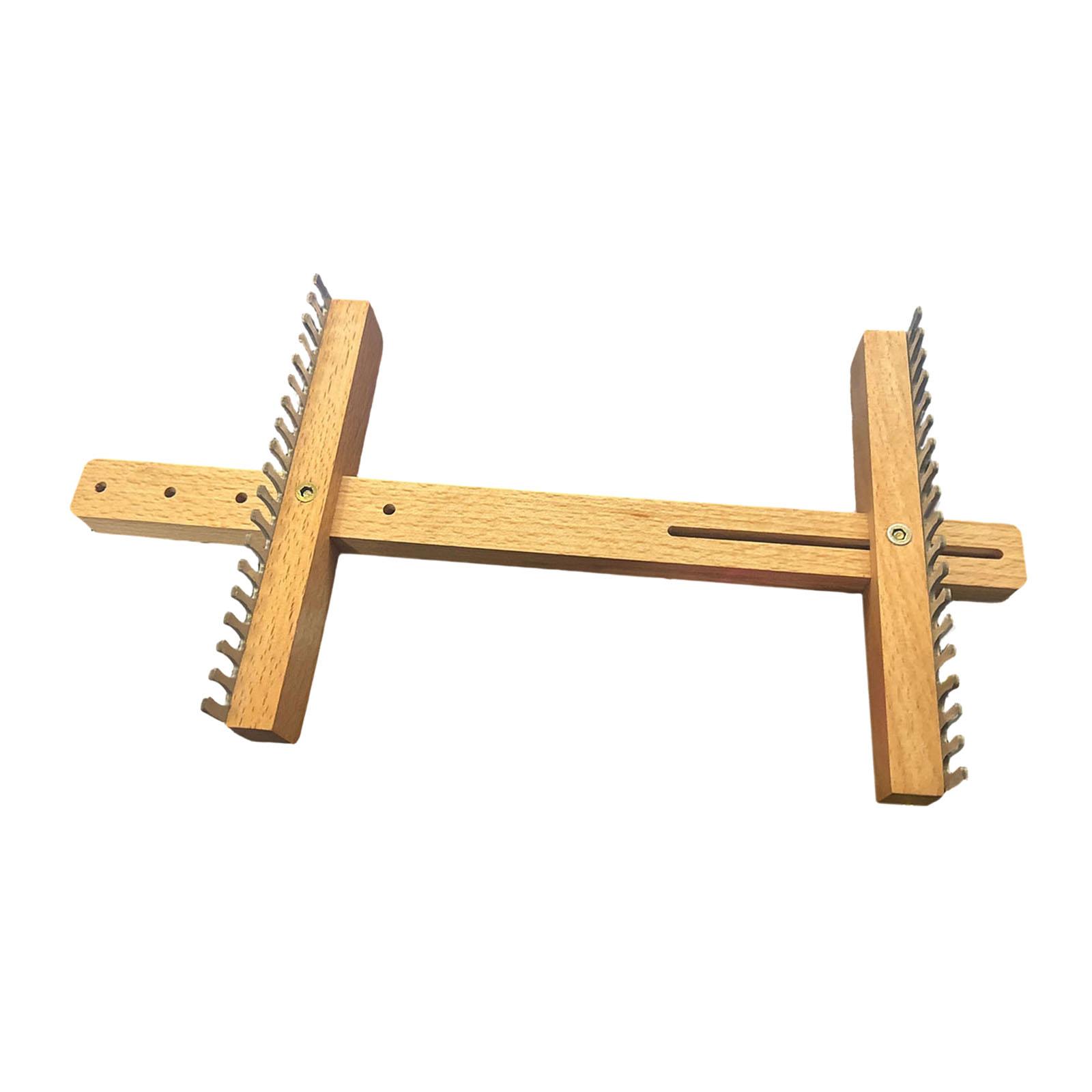 Sewing Textiles - Adjustable Wooden Loom Weaving Frame Beginner