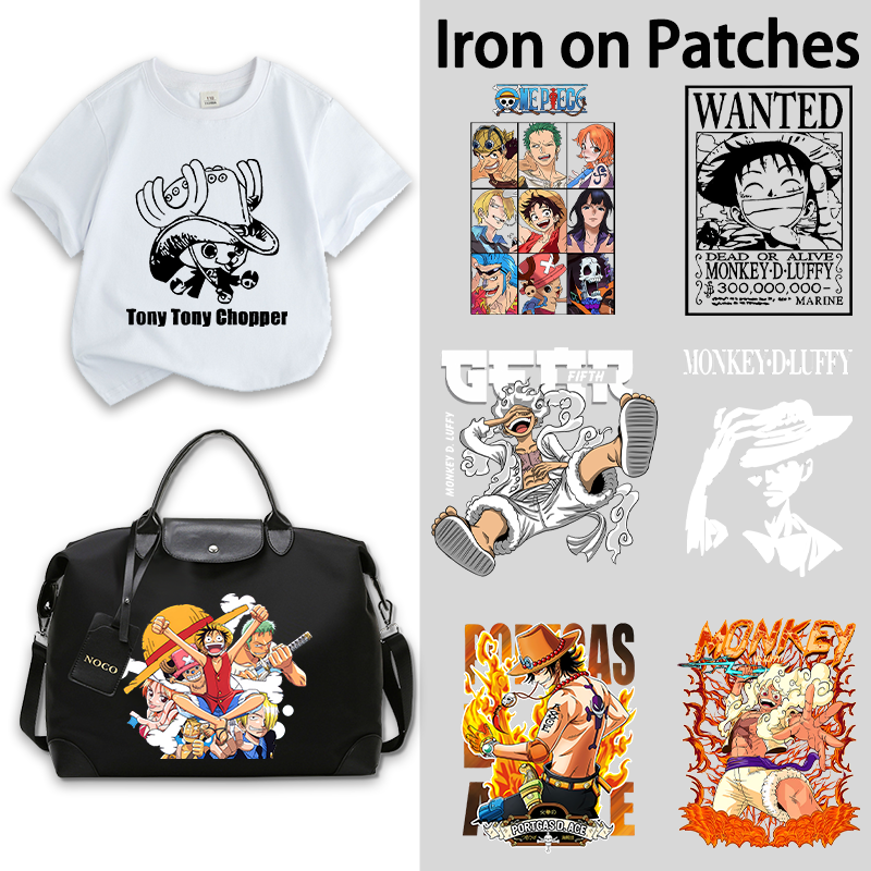 Iron On Patch - One Pieces Iron on Patches Cute