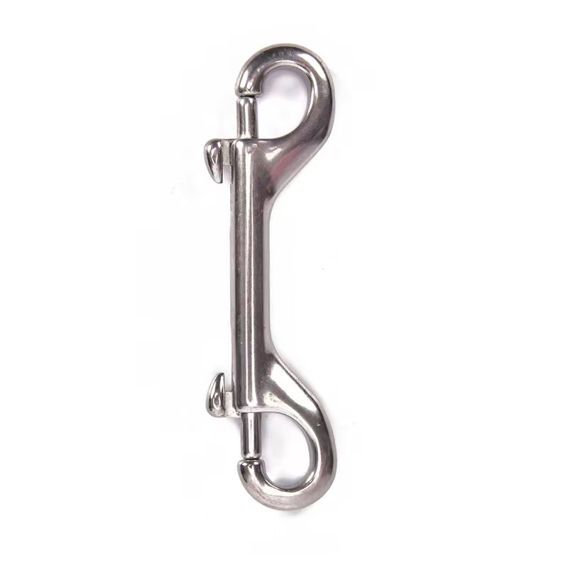 Hook Eye Fastener - DIZETION 100mm Stainless Steel Double Ended