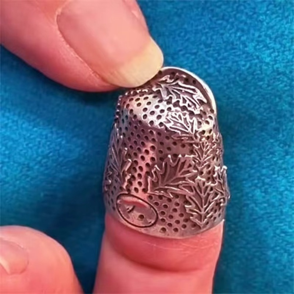 Sewing Thimble Metal - Metal Open Nail Acorn Thimble DIY