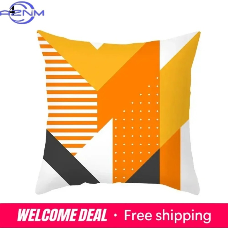 Boho Orange Abstract Cushion C - Century Textile & Sewing Supply Avenue C North Saskatoon Sk reseña y precio