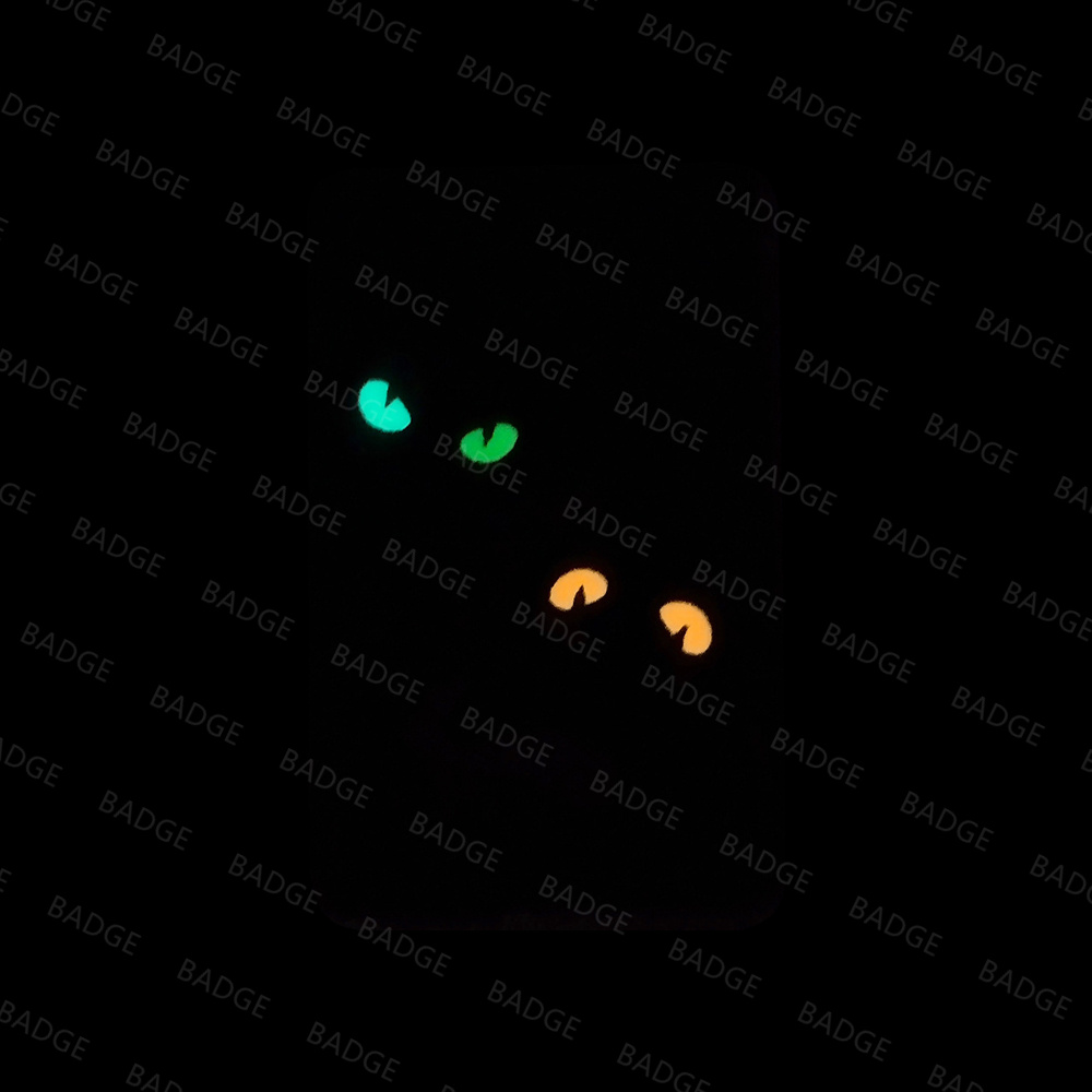 Glow in The Dark Patches Cat D - Hook Eye Fastener reseña y precio