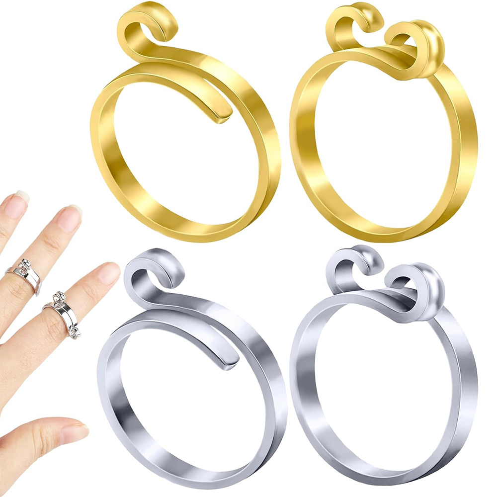 Knitting Crochet Loop Rings Kn - Sewing Thimble Metal reseña y precio