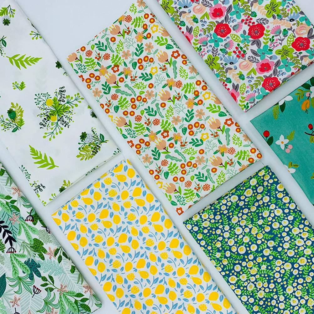 7 Pcs Floral Sewing Cloth Prec - Sewing Textiles reseña y precio