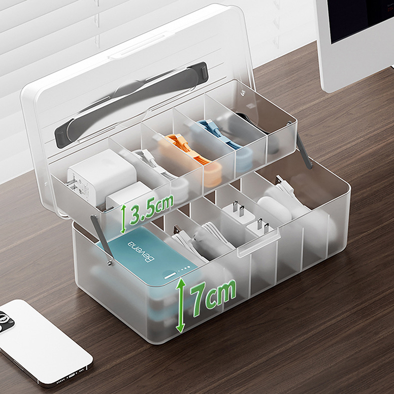 1pc Data Cable Storage Box Pow - Bobbin Organizer Box reseña y precio