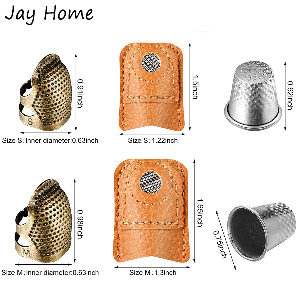 14Pcs Sewing Thimble Set Metal - Sewing Thimble Metal reseña y precio