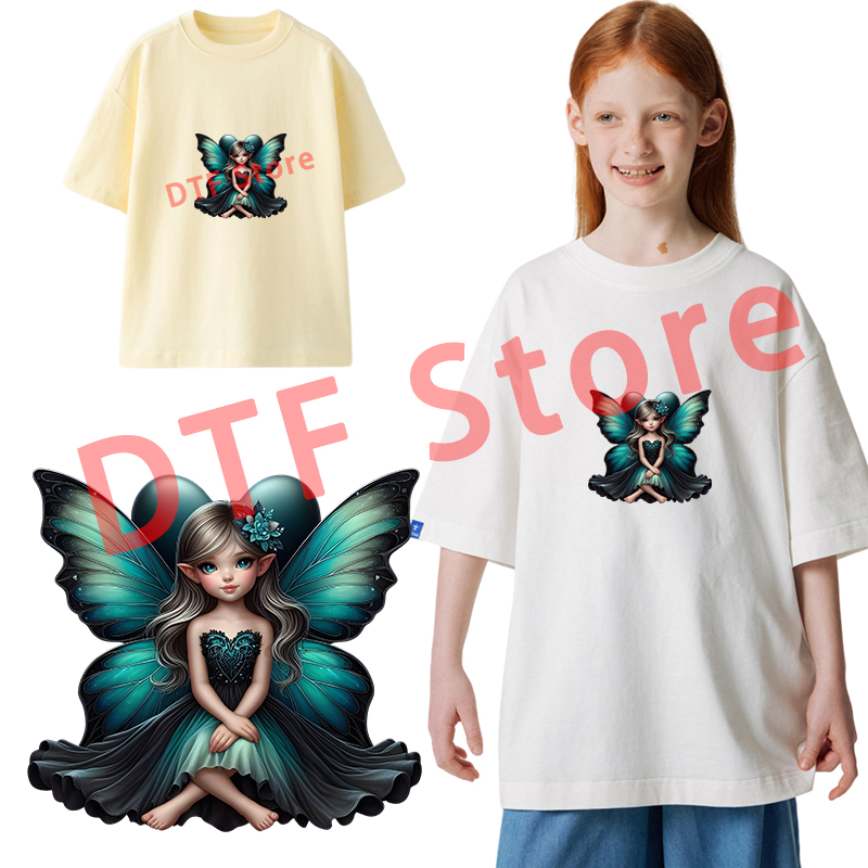Cute Butterfly Elf Girl Iron O - Iron On Patch reseña y precio