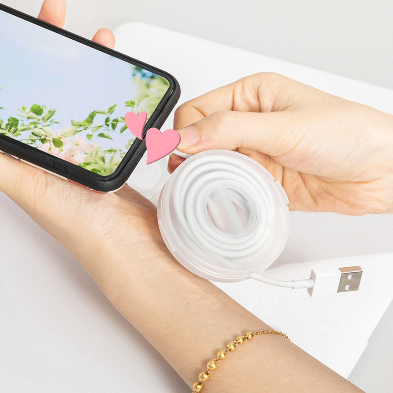 Portable Transparent Phone Cab - Bobbin Organizer Box reseña y precio