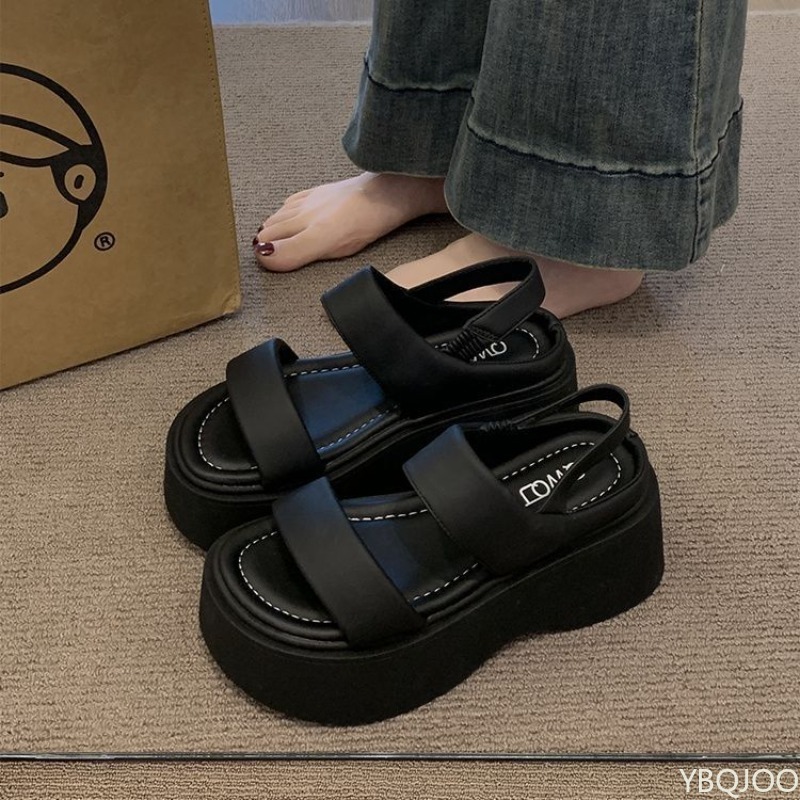 Sponge Cake Soled Sandals for  - Elastic Waistband Roll reseña y precio