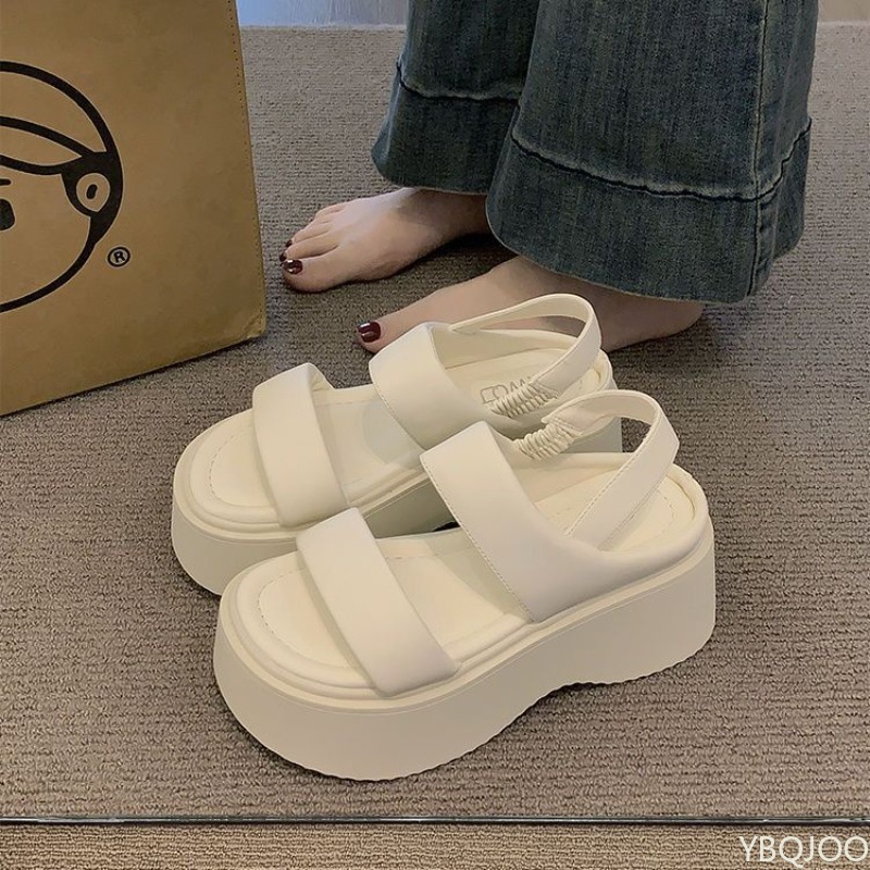 Sponge Cake Soled Sandals for  - Elastic Waistband Roll reseña y precio