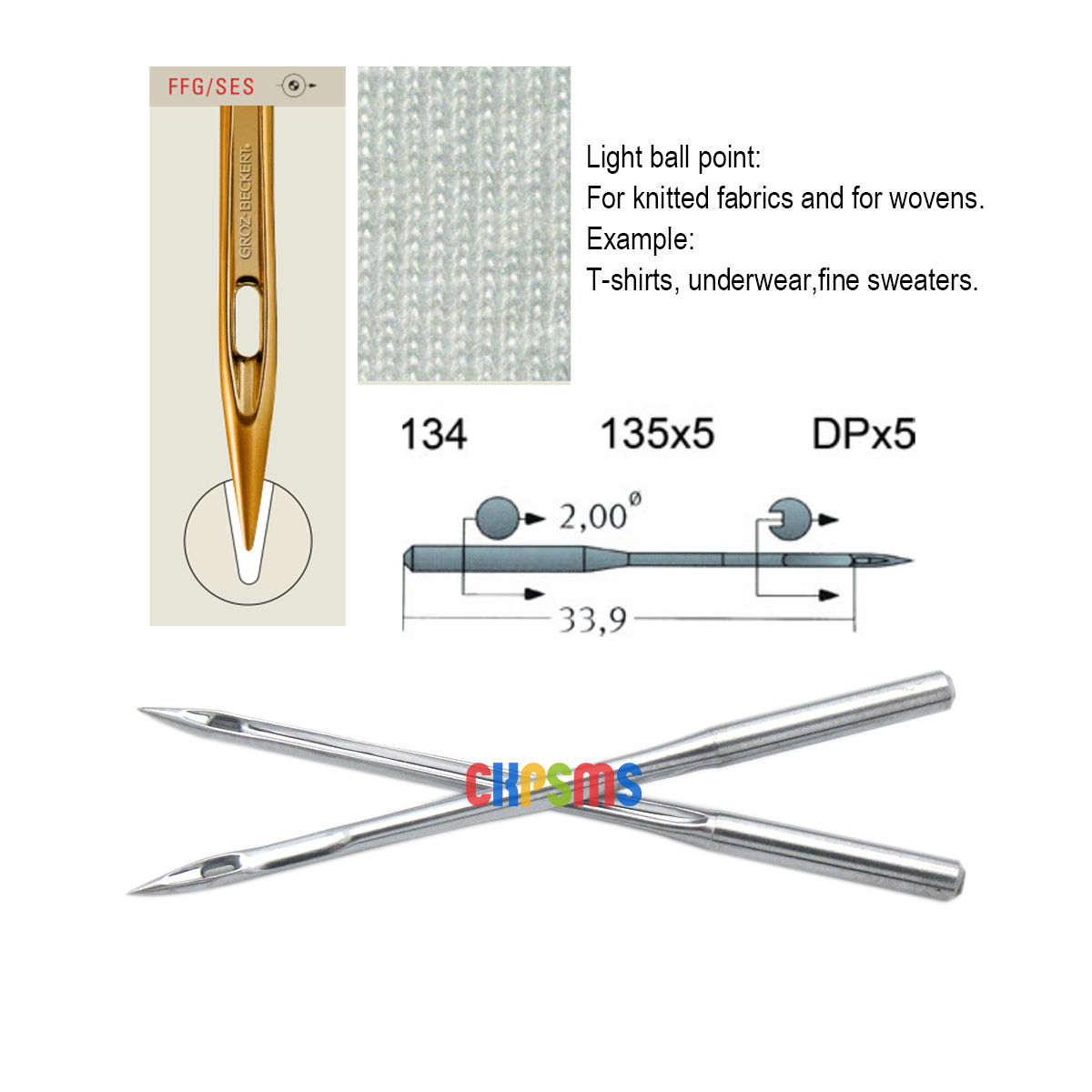100PCS Groz-Beckert 134R 135X5 - Industrial Textile Sewing Machine reseña y precio