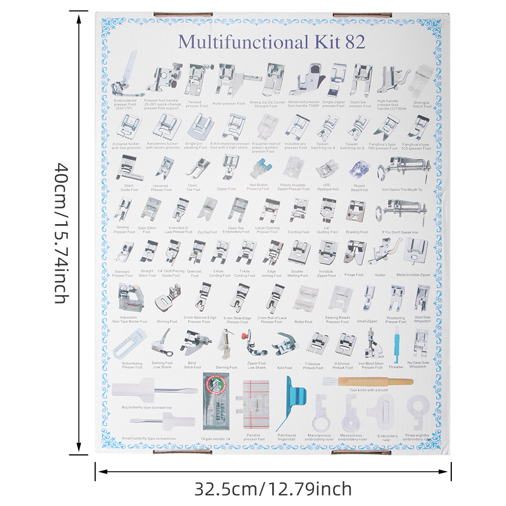 82pc/SET Full Set Sewing Machi - Textile Sewing Kit reseña y precio