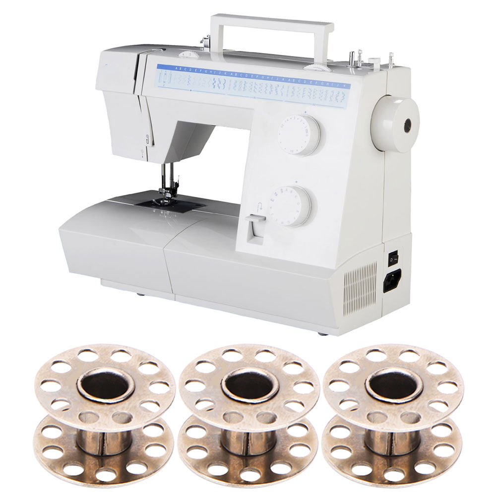 25Pcs Iron Sewing Machine Bobb - Bobbin Organizer Box reseña y precio