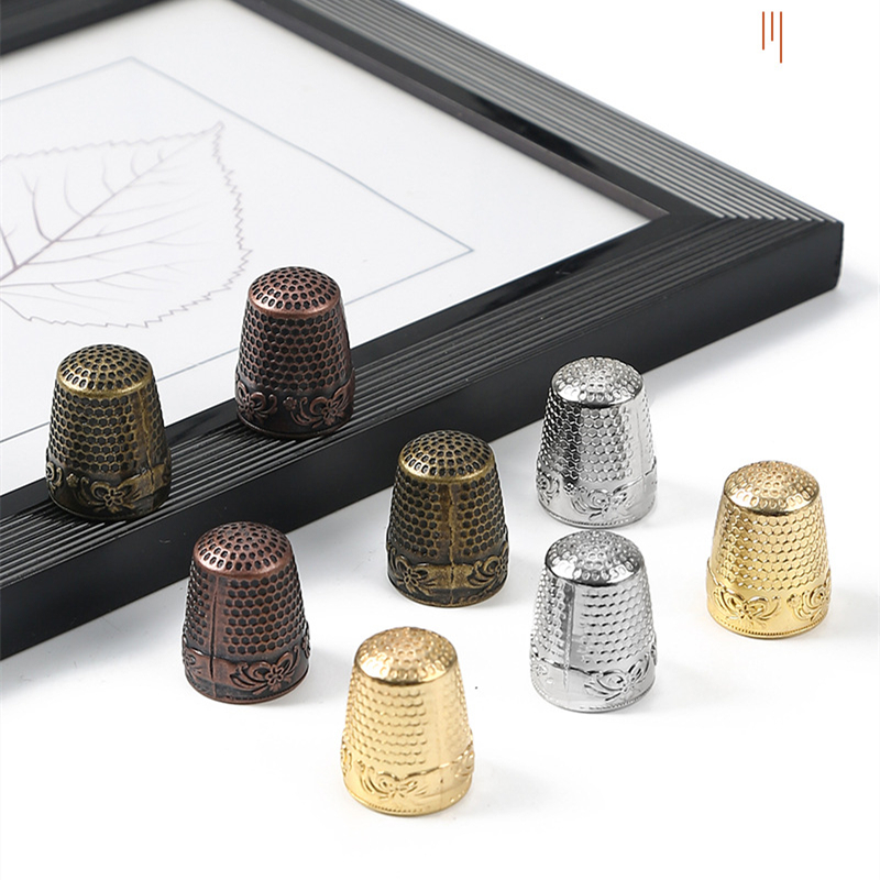 Retro Finger Protector Antique - Sewing Thimble Metal reseña y precio