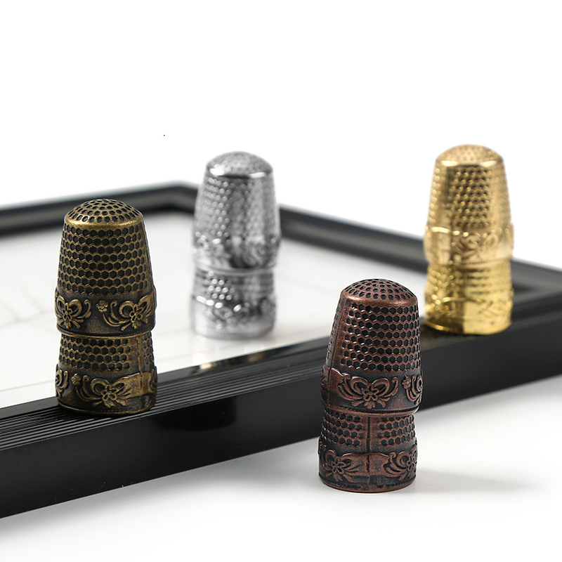 Retro Finger Protector Antique - Sewing Thimble Metal reseña y precio
