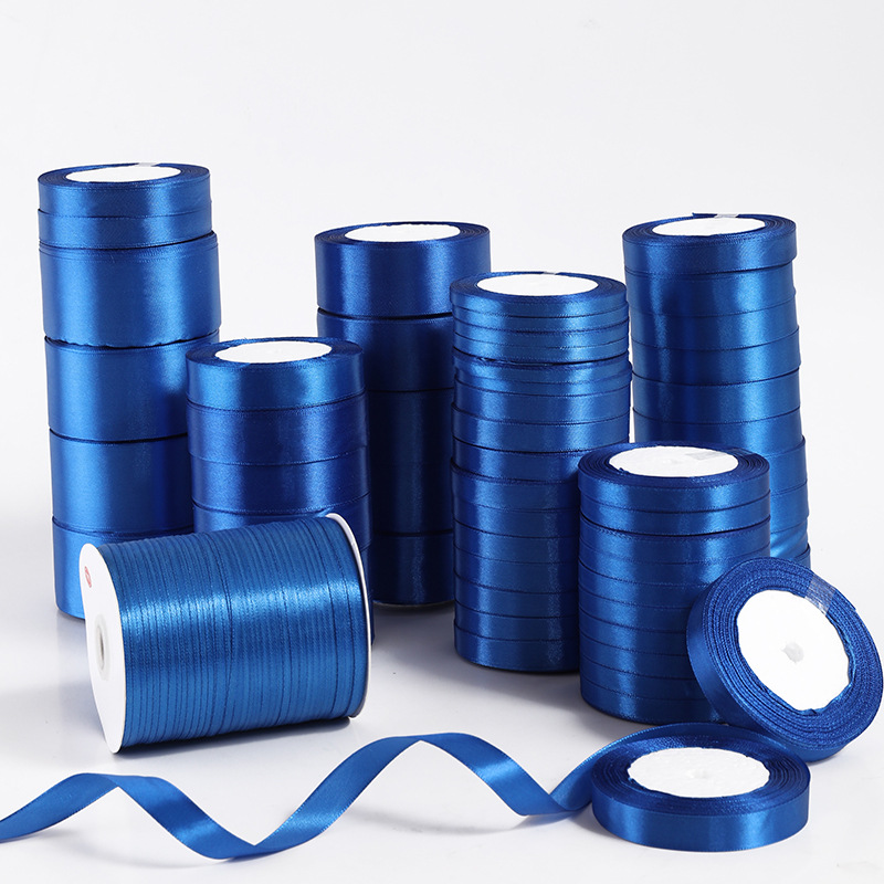 6mm~50mm Royal Blue Satin Ribb - Sewing Roll reseña y precio