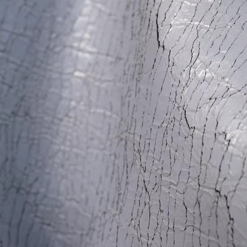 Grey Retro Cracked Leather Tex - Sewing Textile Art reseña y precio