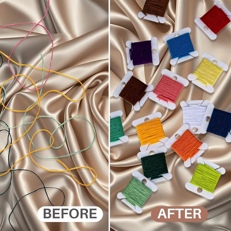 Plastic Embroidery Floss Bobbi - Bobbin Organizer Box reseña y precio
