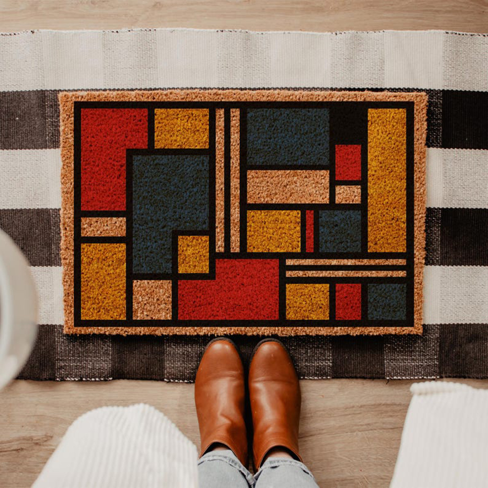 Mid Century Modern Doormat Bau - Century Textile & Sewing Supply Avenue C North Saskatoon Sk reseña y precio