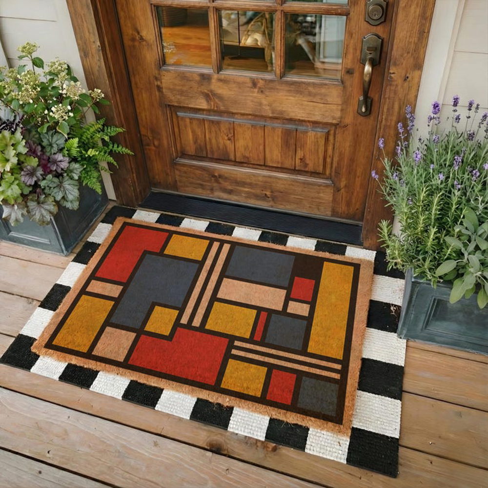 Mid Century Modern Doormat Bau - Century Textile & Sewing Supply Avenue C North Saskatoon Sk reseña y precio