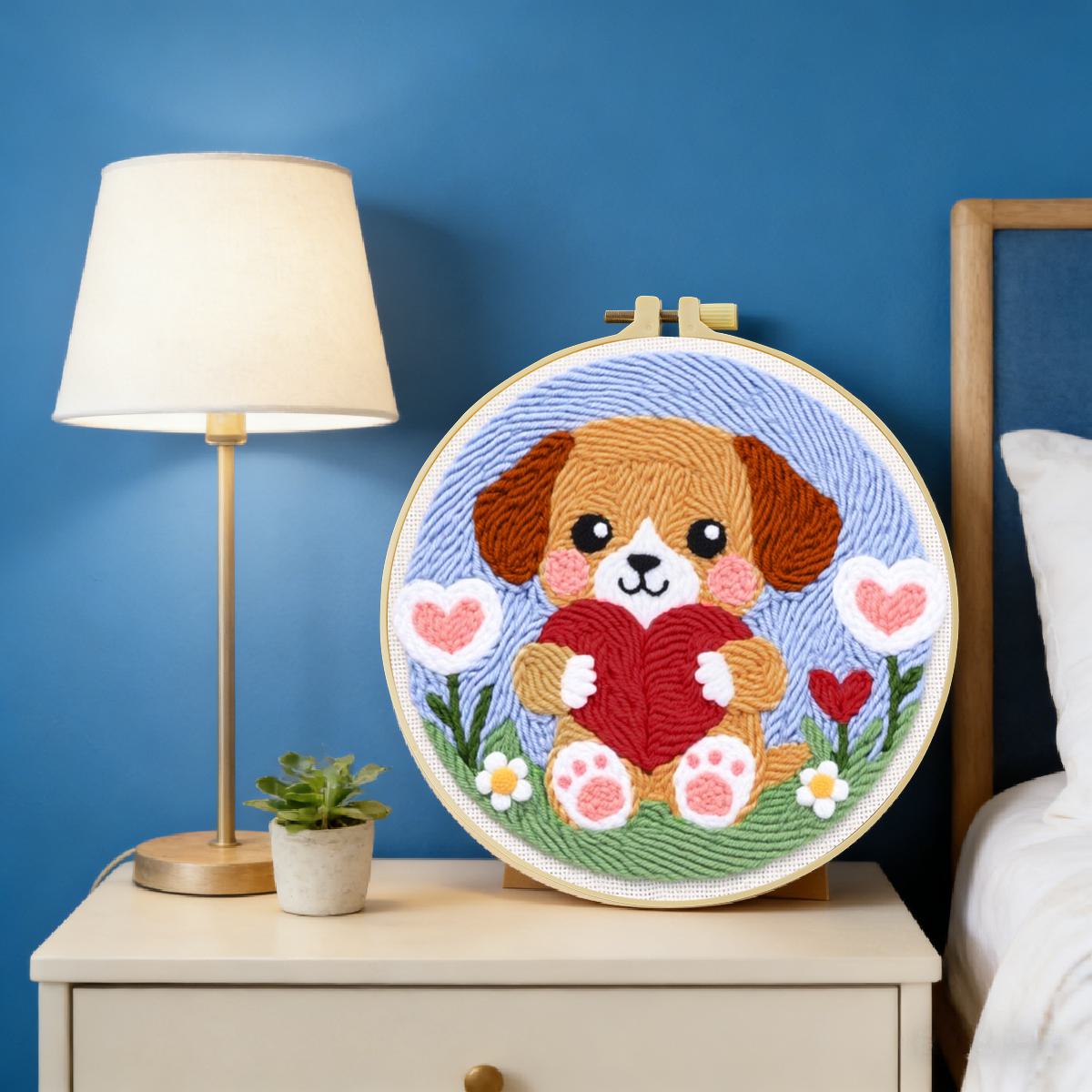20X20CM/7.87inch dog punch nee - Sewing Textile Art reseña y precio