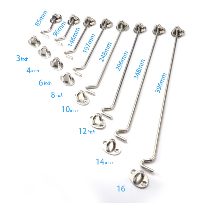 2Pcs Old style Window Brace Wi - Hook Eye Fastener reseña y precio