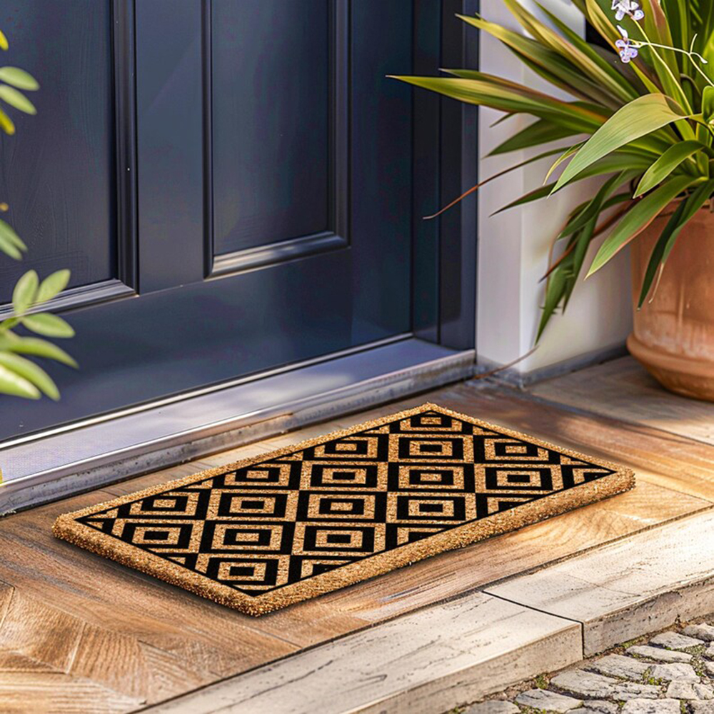 Mid Century Patterned Doormat  - Century Textile & Sewing Supply Avenue C North Saskatoon Sk reseña y precio