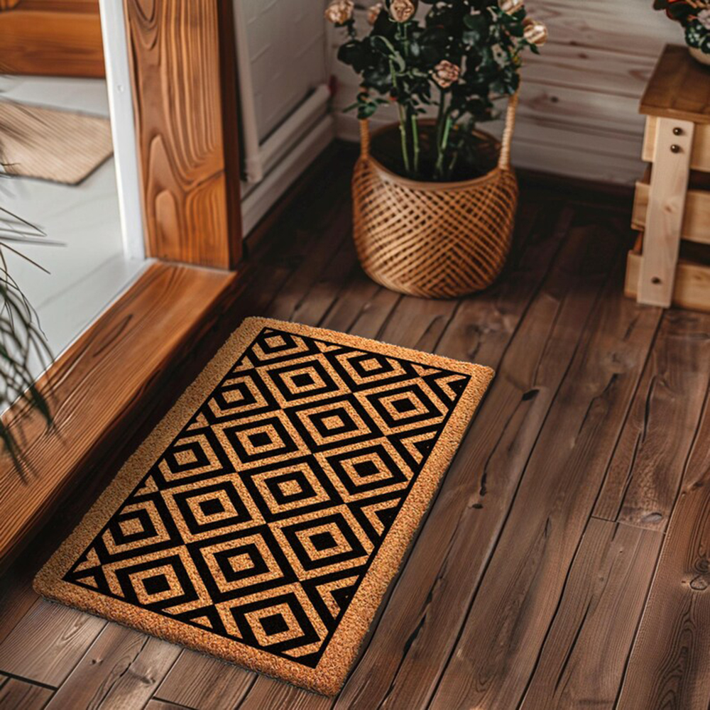 Mid Century Patterned Doormat  - Century Textile & Sewing Supply Avenue C North Saskatoon Sk reseña y precio