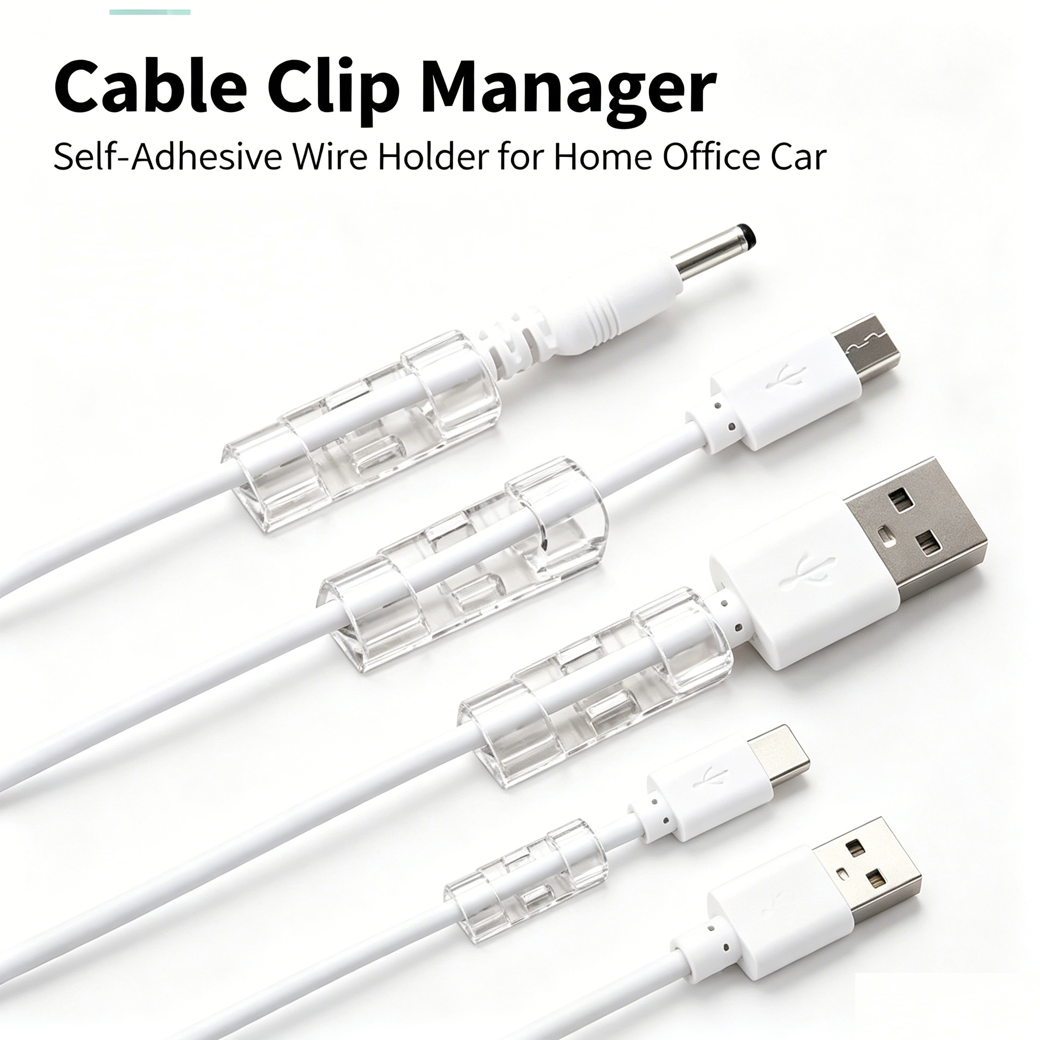 Cable Organizer Clips Cable Ma - Bobbin Organizer Box reseña y precio