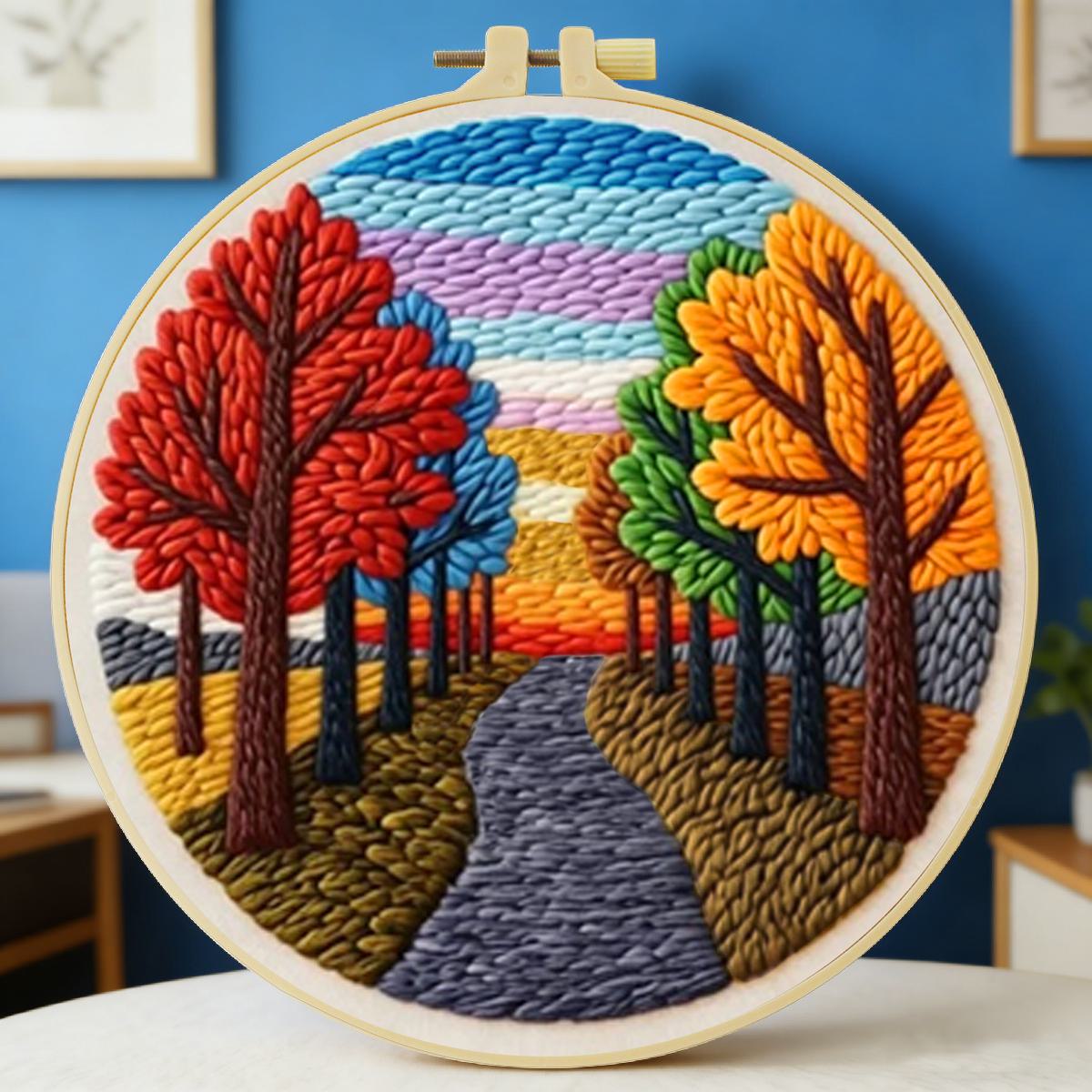 20X20CM/7.87inch Scenery punch - Sewing Textile Art reseña y precio