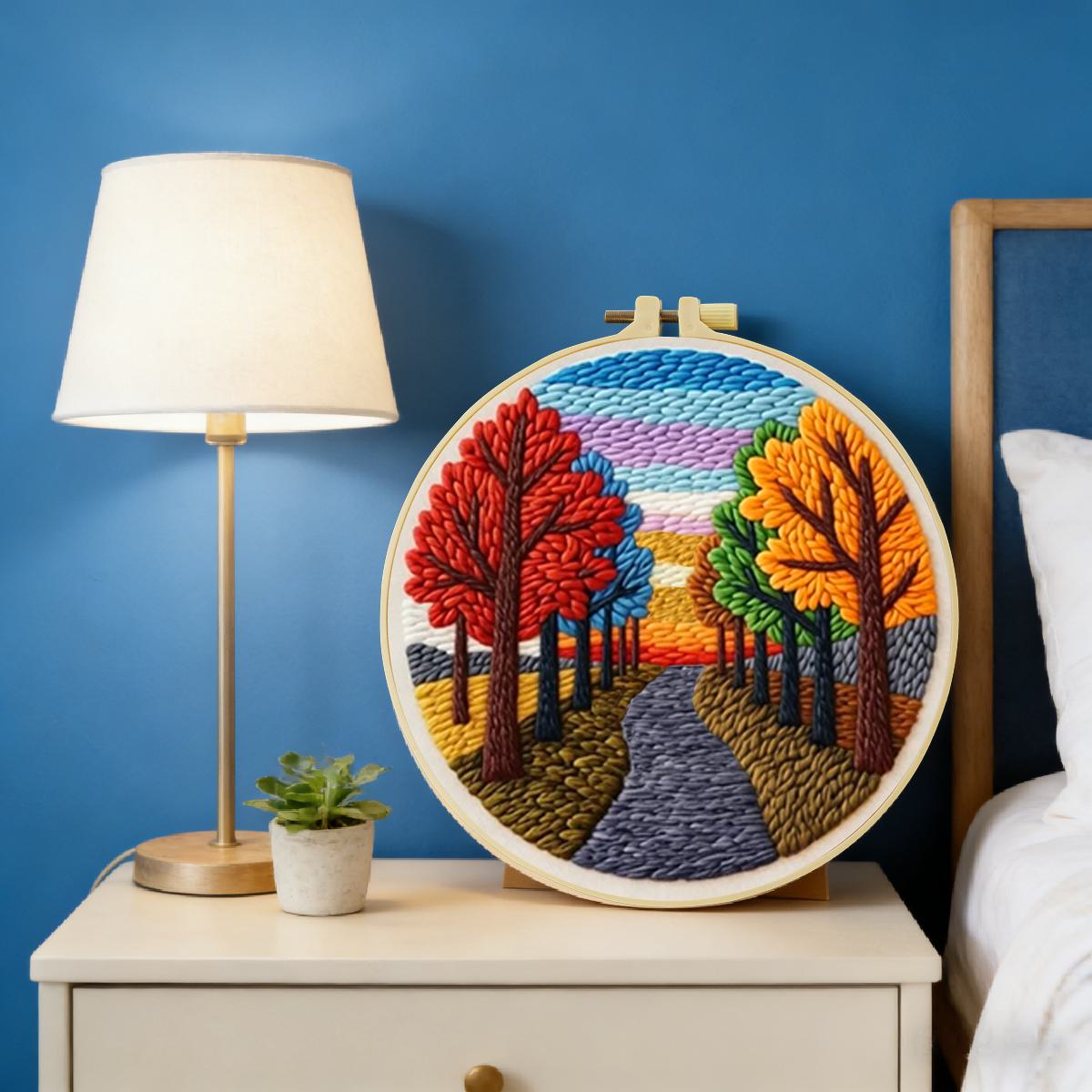 20X20CM/7.87inch Scenery punch - Sewing Textile Art reseña y precio