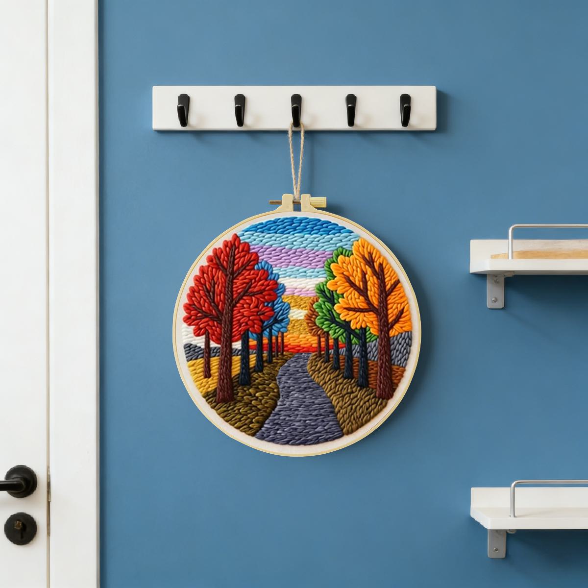 20X20CM/7.87inch Scenery punch - Sewing Textile Art reseña y precio