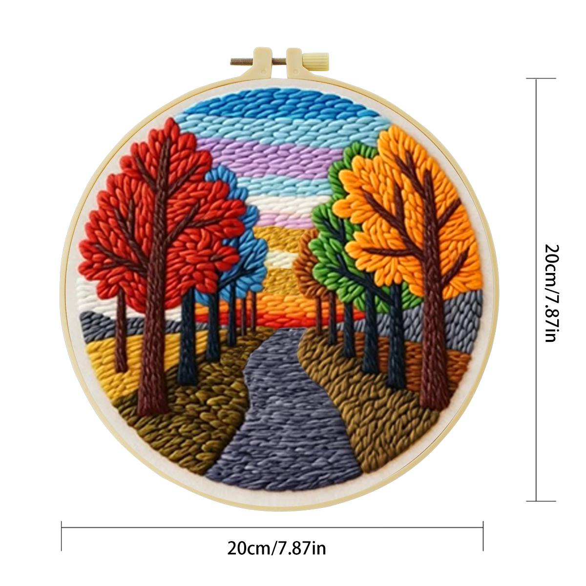 20X20CM/7.87inch Scenery punch - Sewing Textile Art reseña y precio