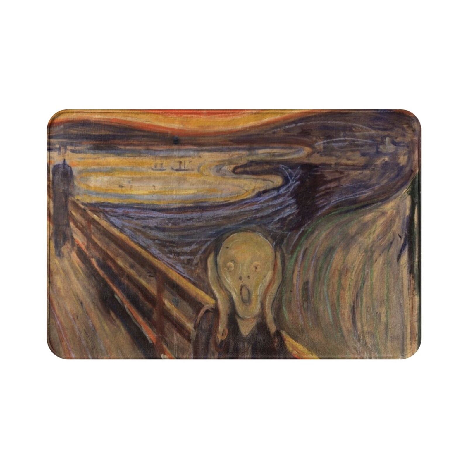 Munch's Scream Carpet Mat Rug  - Century Textile & Sewing Supply Avenue C North Saskatoon Sk reseña y precio