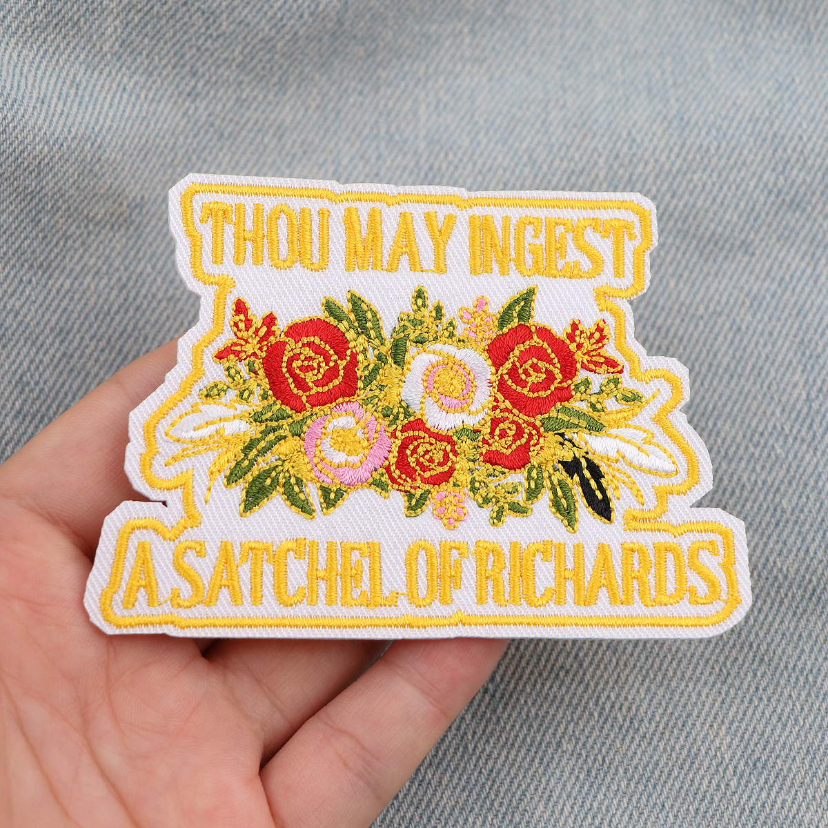 Funny Badge Quotes Cartoon Ani - Iron On Patch reseña y precio