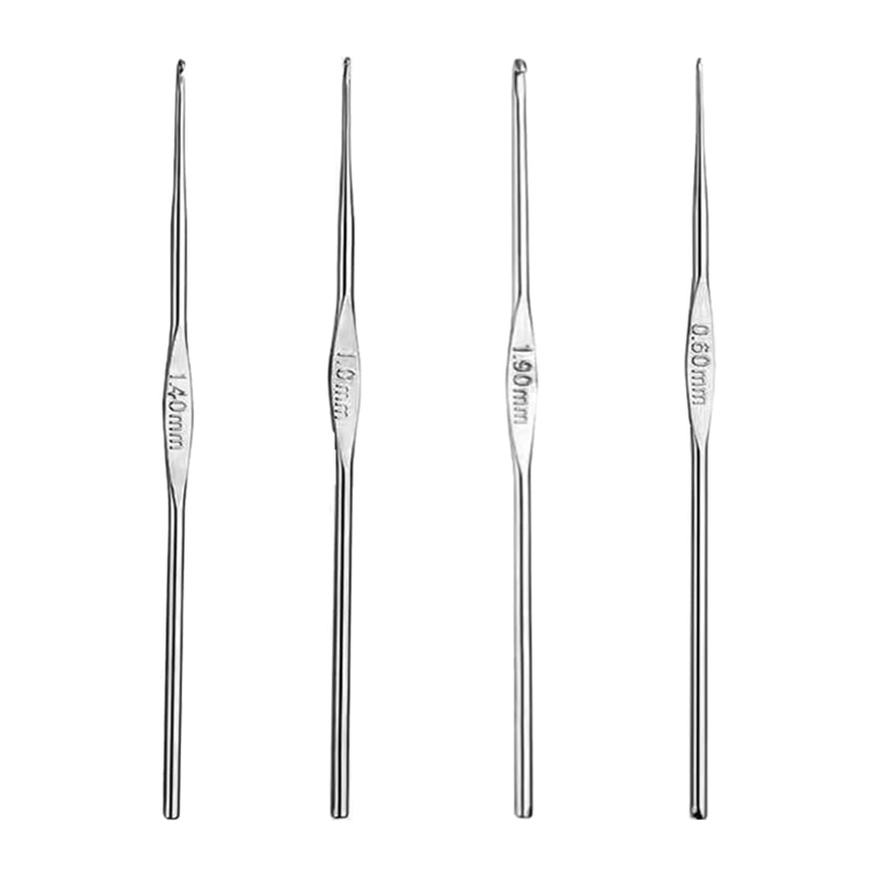 4 Pcs Stainless Steel Crochet  - Textile Sewing Kit reseña y precio