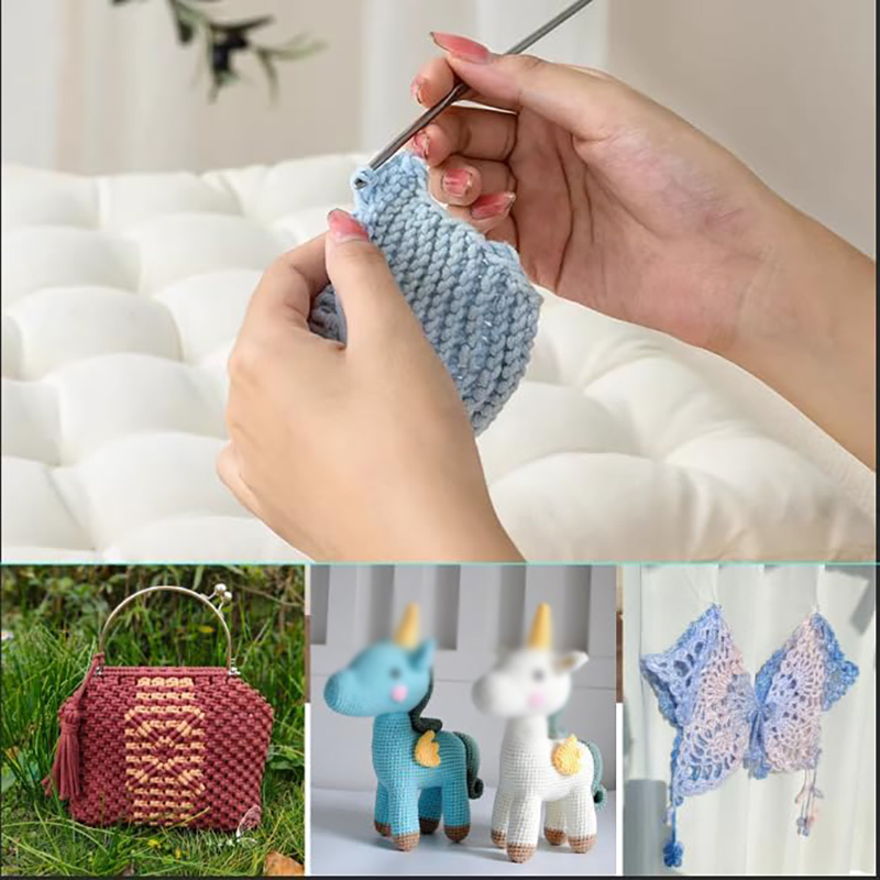 4 Pcs Stainless Steel Crochet  - Textile Sewing Kit reseña y precio