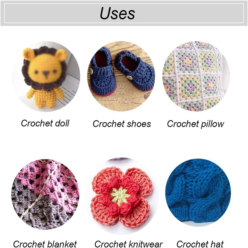 4 Pcs Stainless Steel Crochet  - Textile Sewing Kit reseña y precio