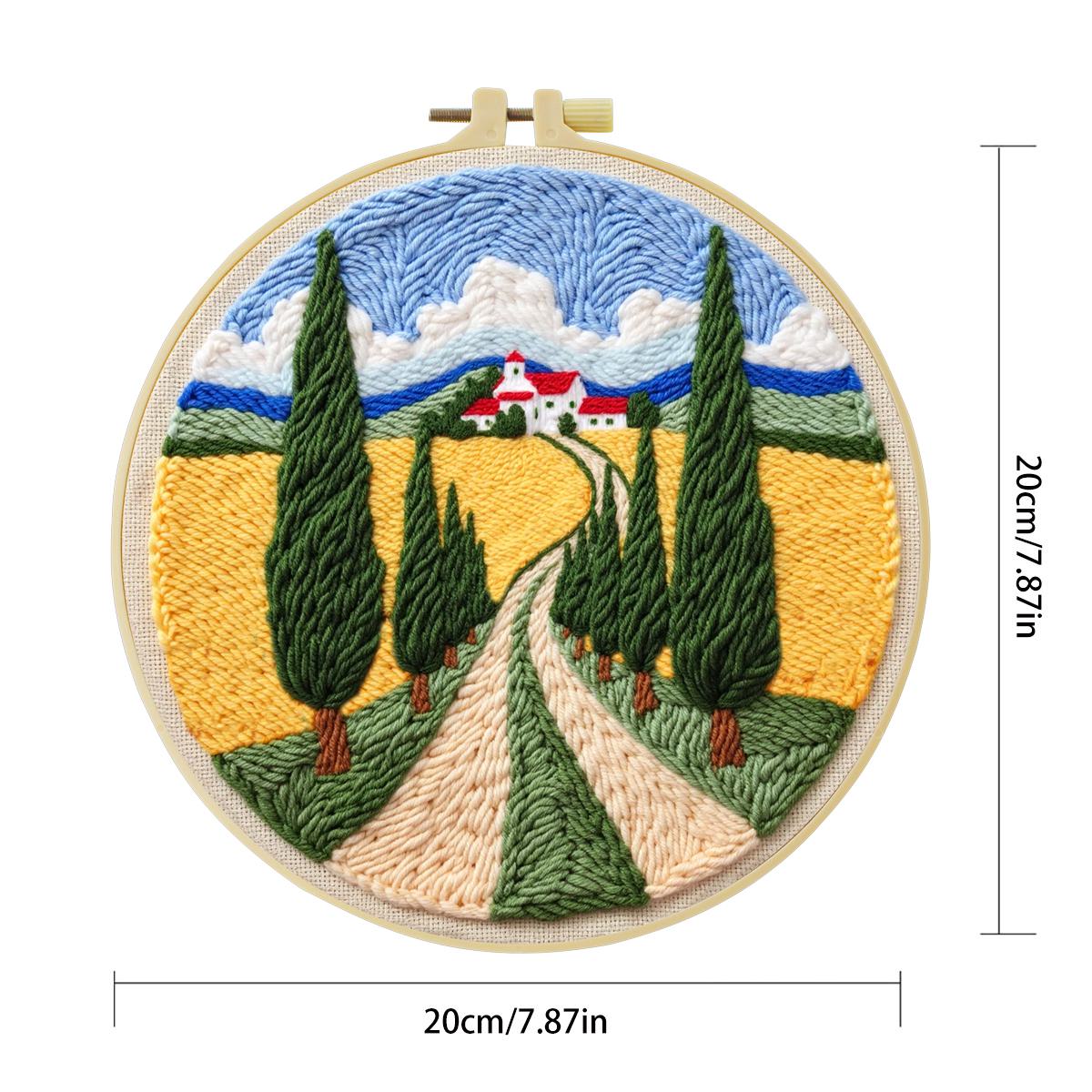 20X20CM/7.87inch field punch n - Sewing Textile Art reseña y precio