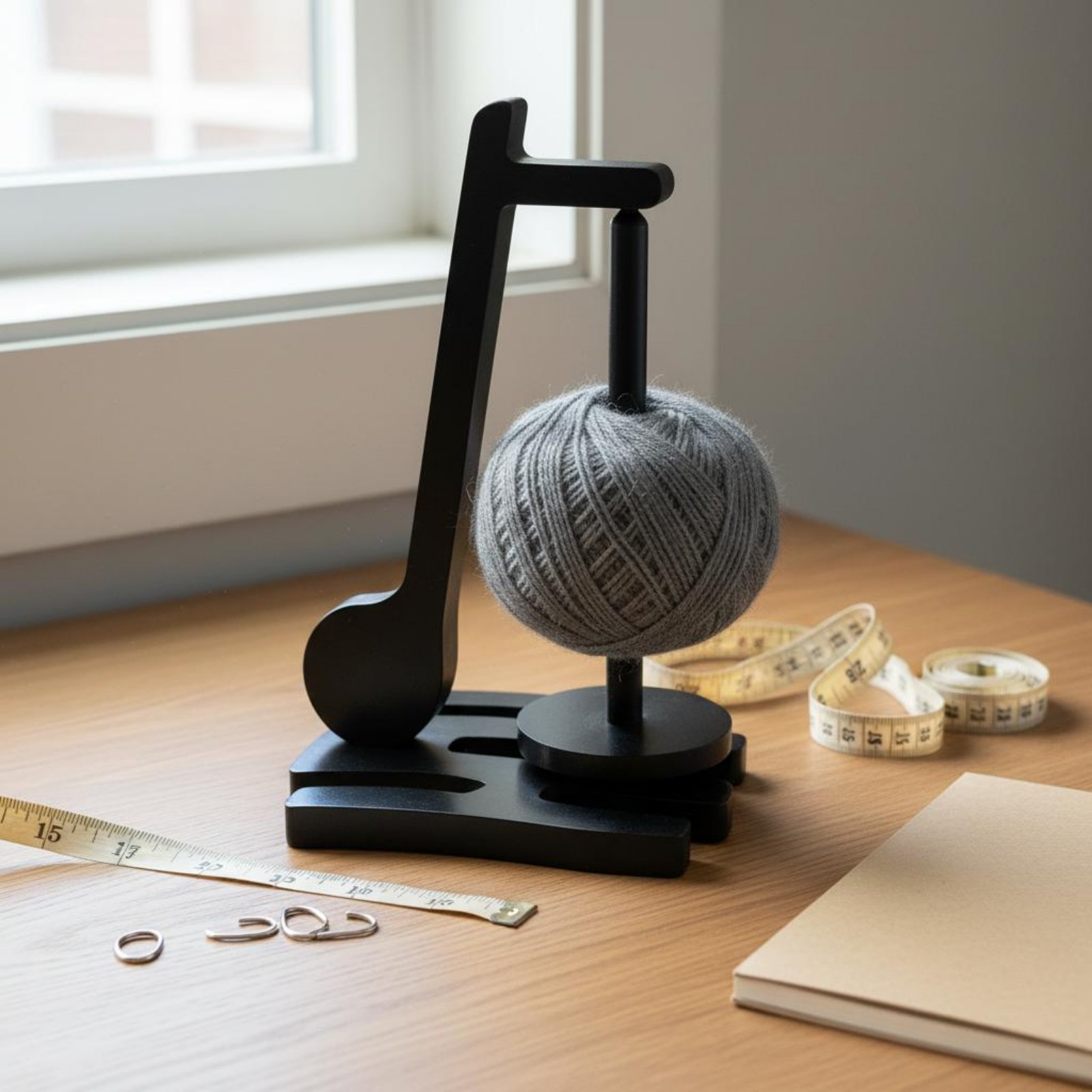Wooden Yarn Holder 360° Rotati - Sewing Knit reseña y precio