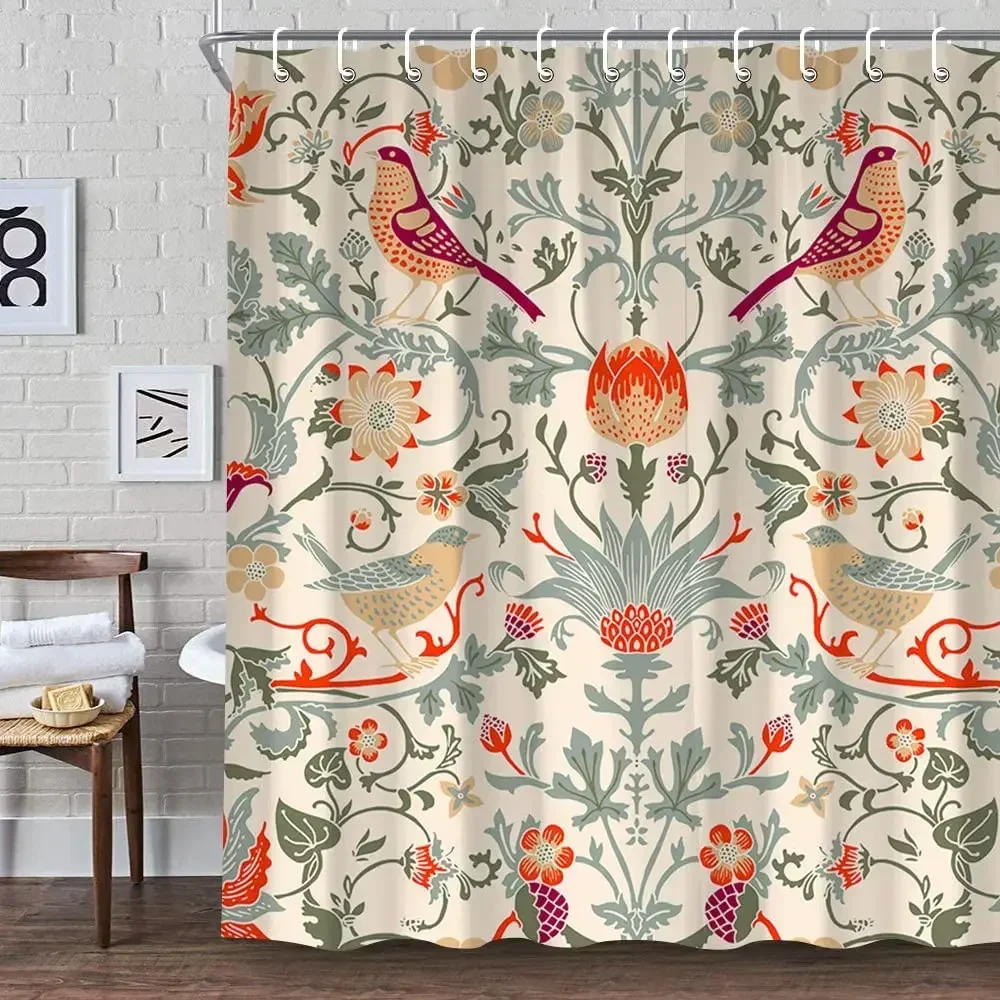William Morris Shower Curtain, - Fabric Weight Set reseña y precio