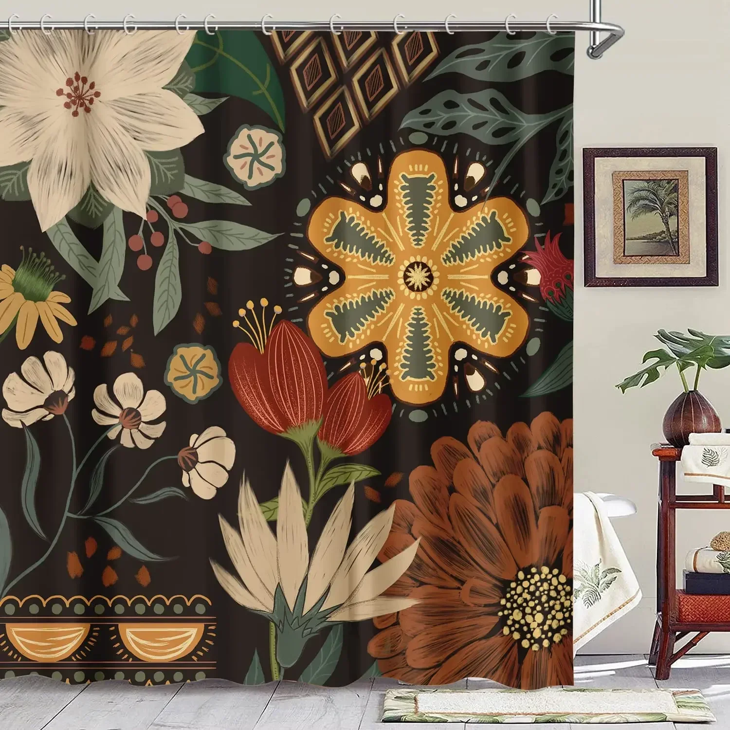 William Morris Shower Curtain, - Fabric Weight Set reseña y precio