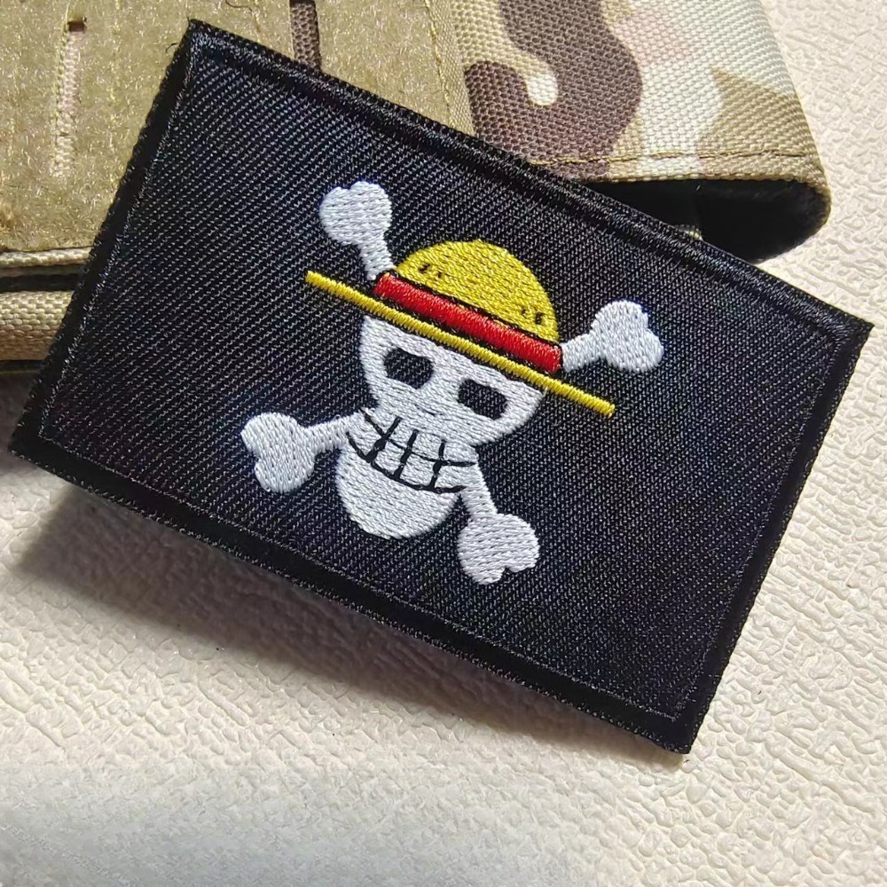 One Piece Cartoon sleeve patch - Velcro Sew On reseña y precio