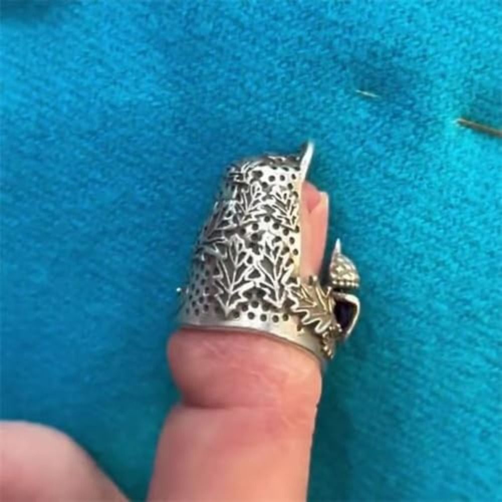 Metal Open Nail Acorn Thimble  - Sewing Thimble Metal reseña y precio
