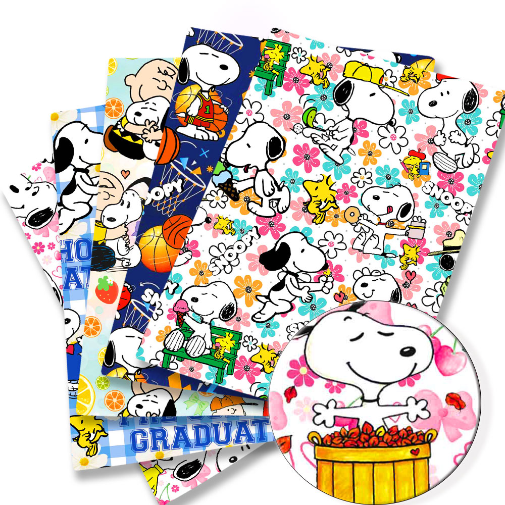 TAKARA TOMY Snoopy fabric140x5 - Sewing Textiles reseña y precio