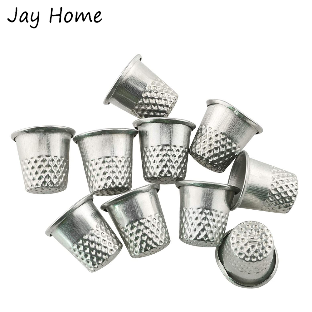 5/10Pcs Silver Sewing Thimbles - Sewing Thimble Metal reseña y precio