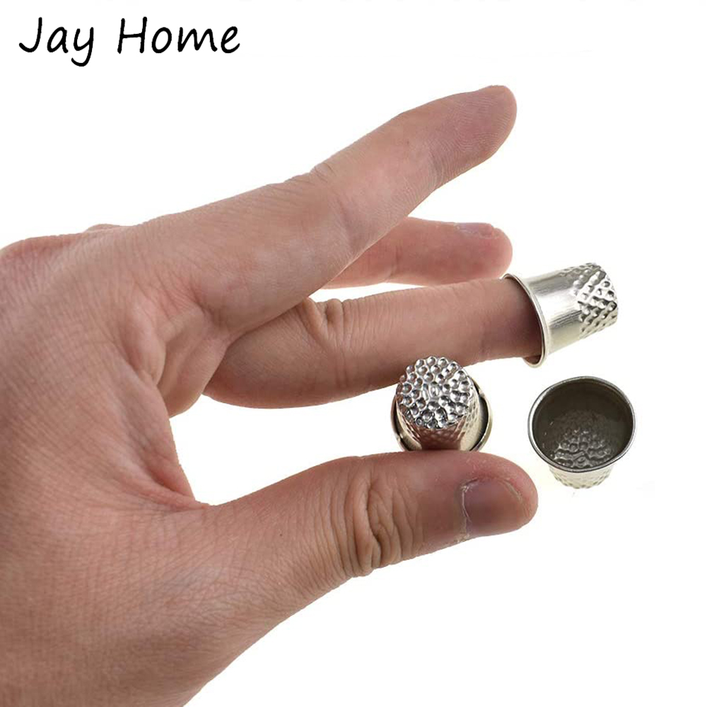 5/10Pcs Silver Sewing Thimbles - Sewing Thimble Metal reseña y precio